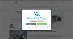 Desktop Screenshot of brewcityvape.com